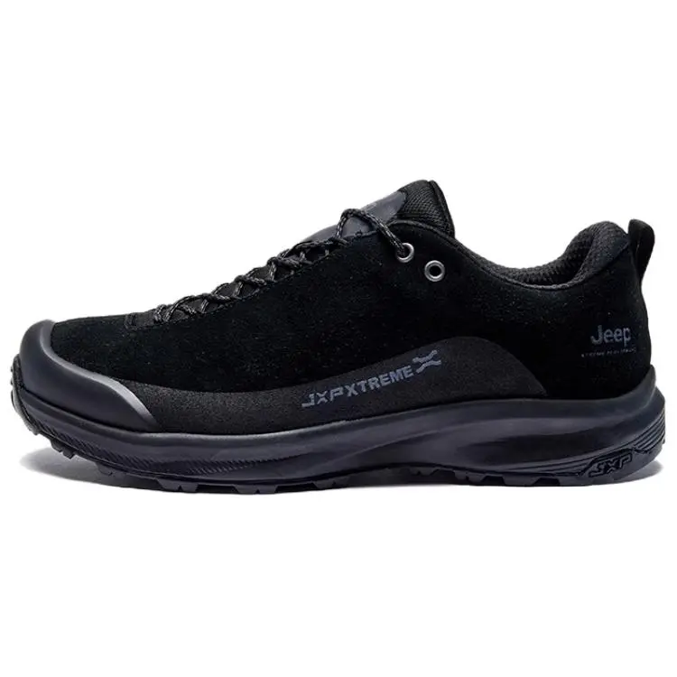 Jeep Low Top Hiking Shoes Men's Black