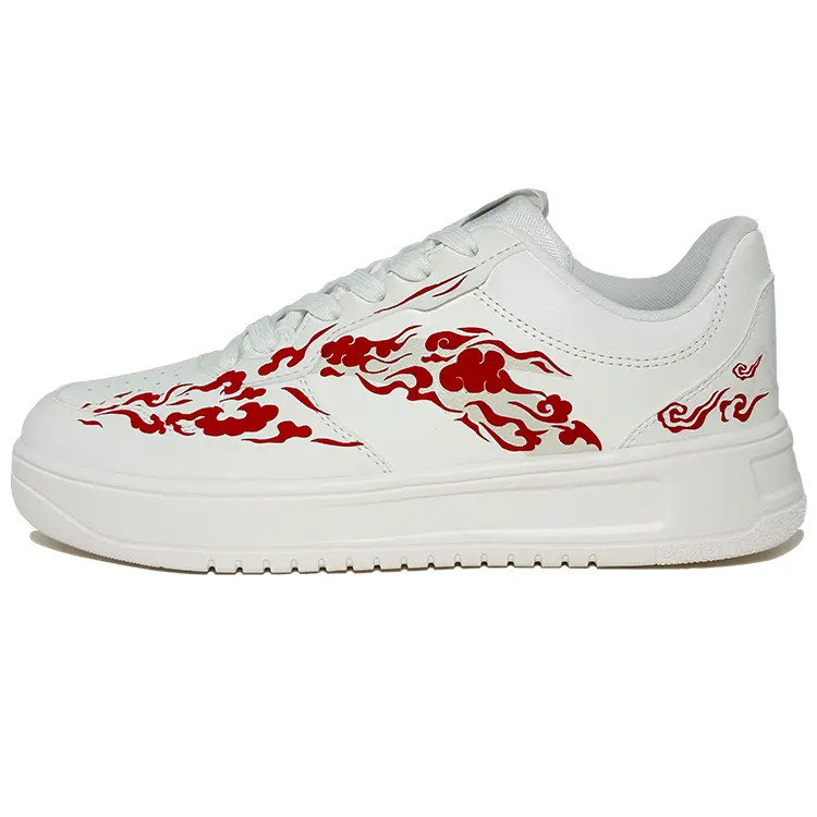 Anta Relaxed Coverage Slip Resistant Cushioning Low top Skateboard Shoes Women's Red