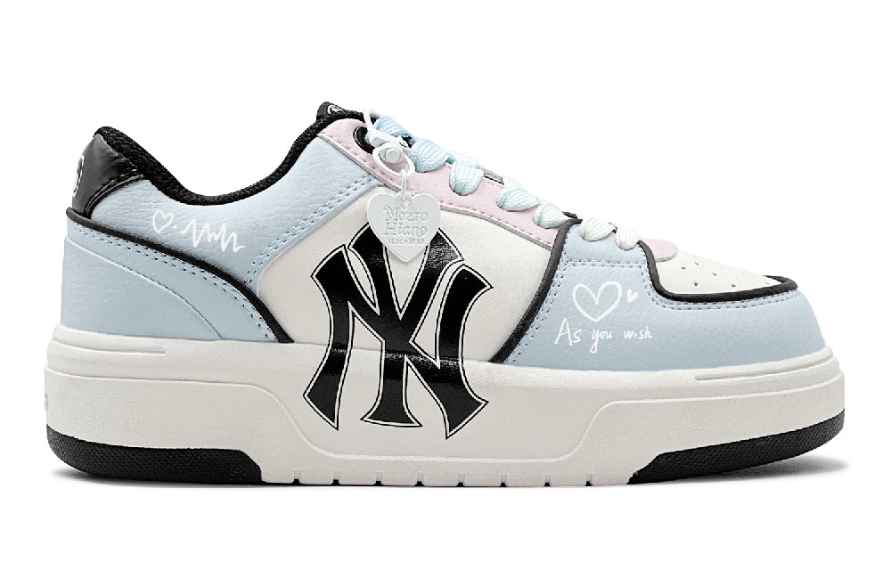 MLB Chunky Liner Skateboard Shoes Unisex Low Top Blue