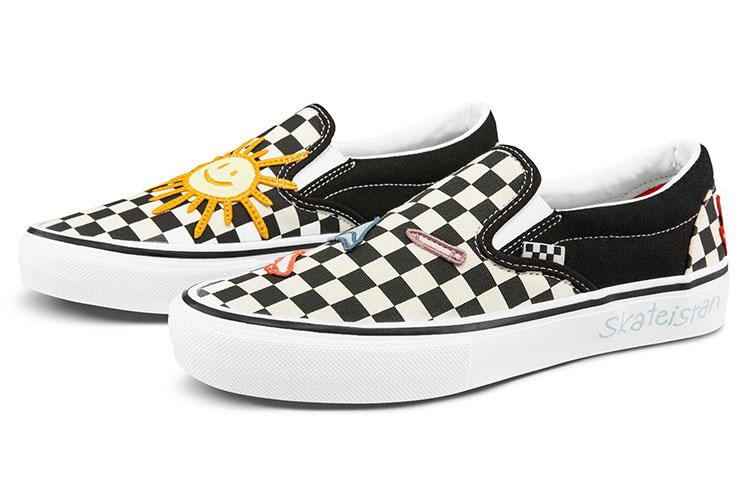 Vans Skate Slip On Skateistan Checkerboard