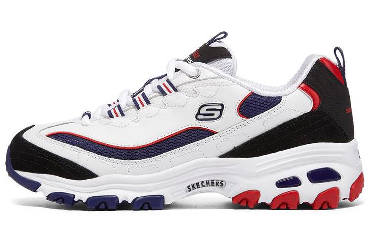 Skechers D'LITES 1.0 Low Top Casual Shoes Women's Marine Blue