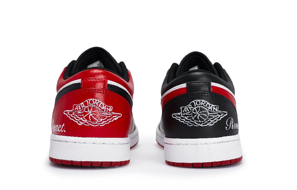 Jordan Air Jordan 1 Vintage Basketball Shoes Men Low Top Red/Pink/Gray