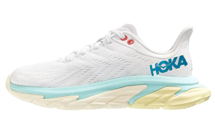HOKA ONE ONE Clifton Edge Blanc De Blanc Blue Tint Women's