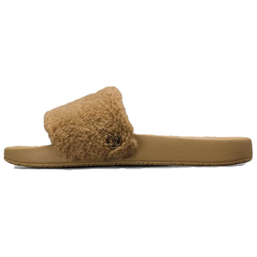 Lululemon Restfeel Slide Slip Resistant Abrasion Resistant Slide Slippers Women's Hazelnuts Brown