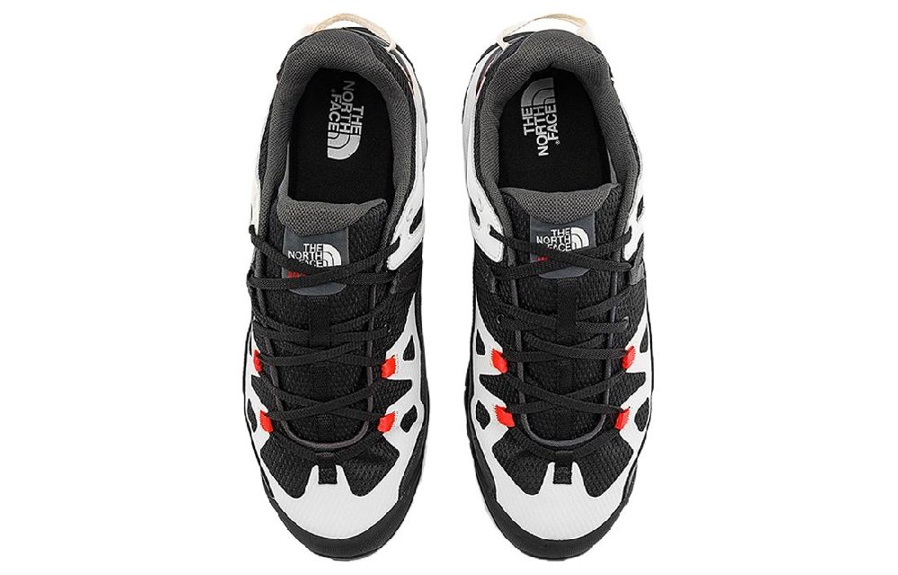 THE NORTH FACE Breathable And Wear-resistant Low-Top Running Shoes Men's Black White
