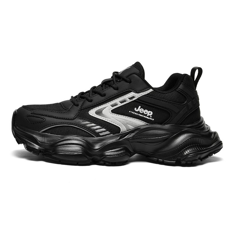 Jeep Anti-Slip And Wear-Resistant Coverage Low-Top Chunky Sneakers Men's