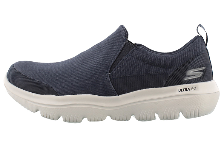 Skechers Go Walk Evolution Ultra Cushioning, Breathable, And Wide Coverage Low Top Casual Shoes Men's Marine Blue