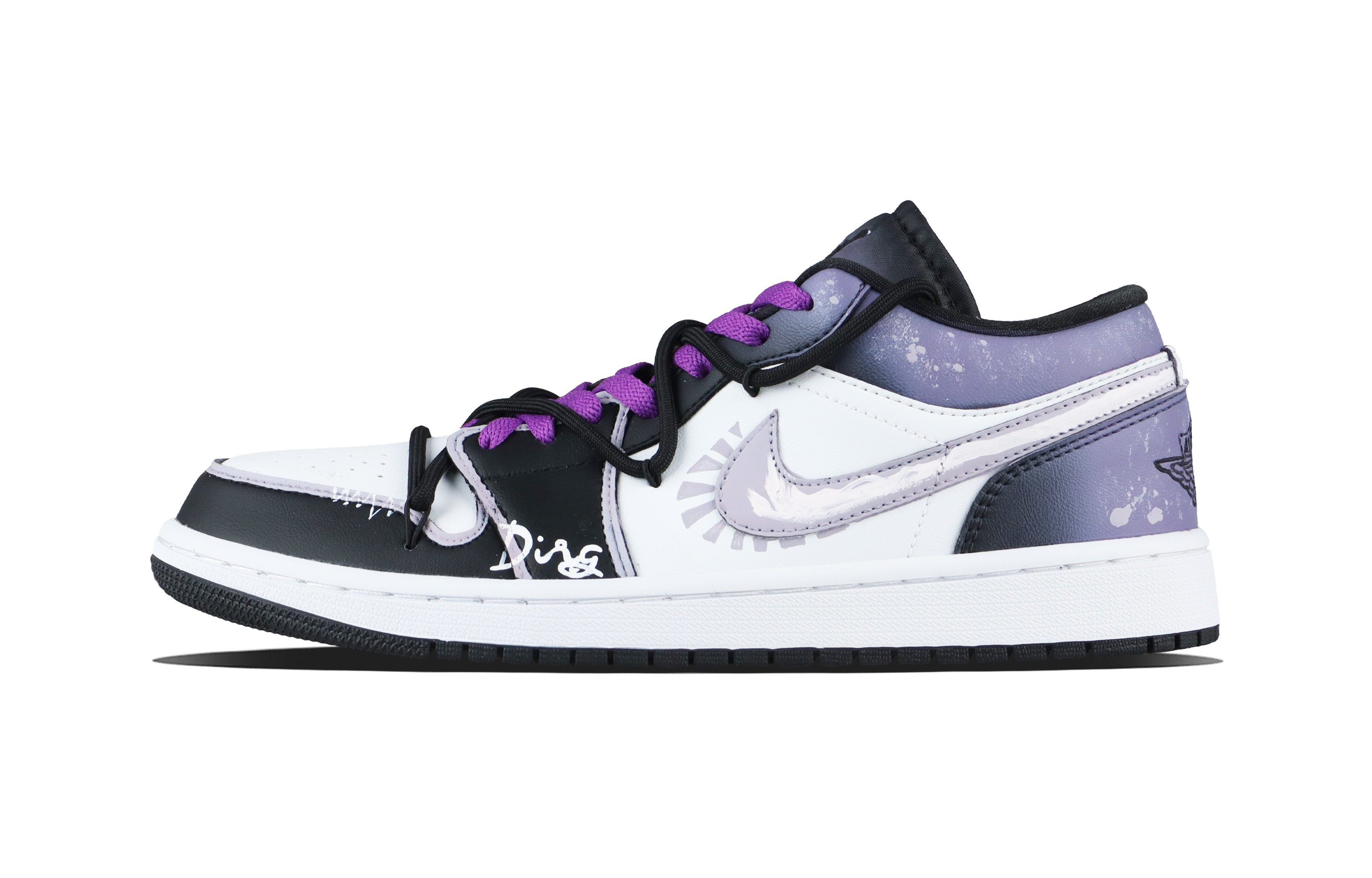 Jordan Air Jordan 1 Particle Nebula Vintage Basketball Shoes Unisex Black Gray купить в интернет-магазине Yoocart с быстрой доставкой по России.