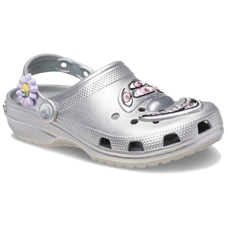 Crocs X Kenny Scharf Classic Clog 'Silver' купить в интернет-магазине Yoocart с быстрой доставкой по России.