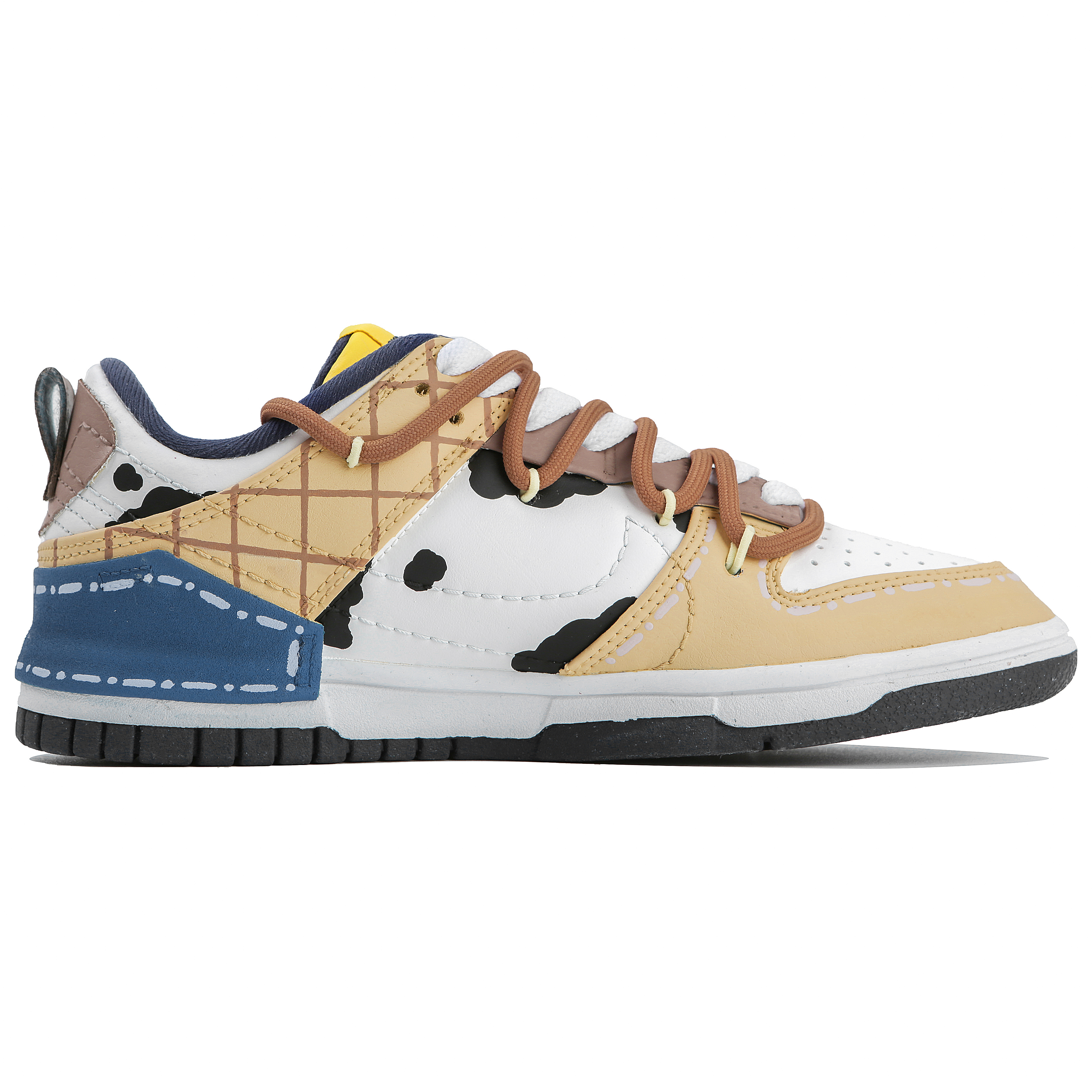 Nike Dunk Disrupt 2 Slip Resistant Low top Skateboard Shoes Women's Brown White Black