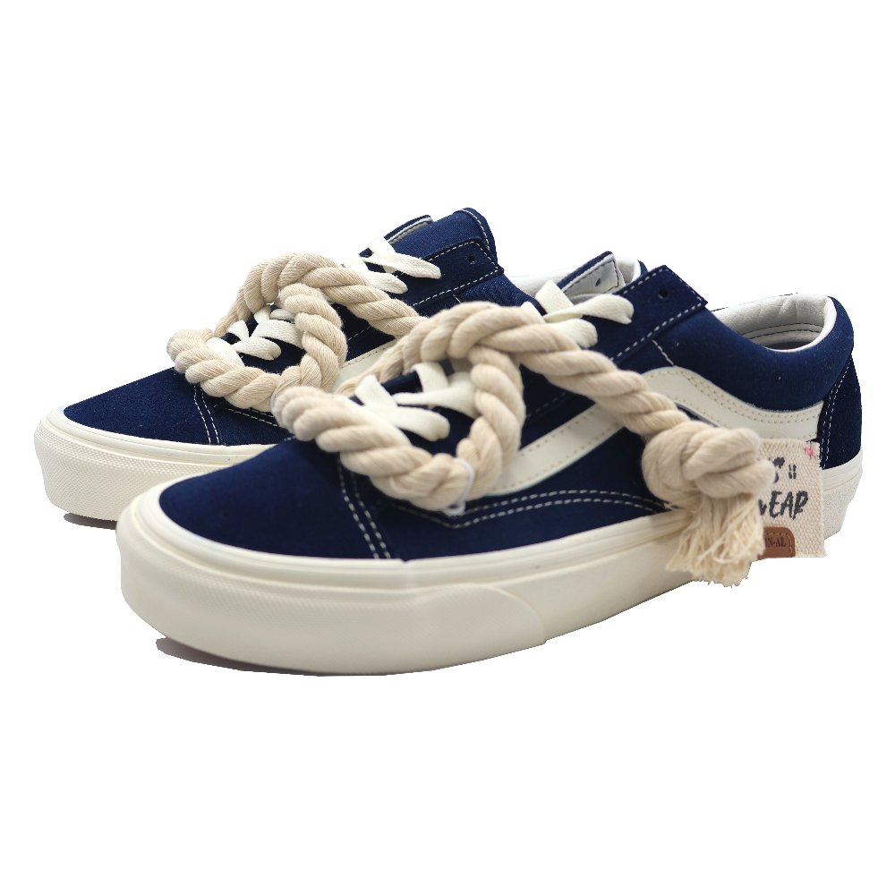 Vans Style 36 Low Top Skateboard Shoes Unisex Navy Blue