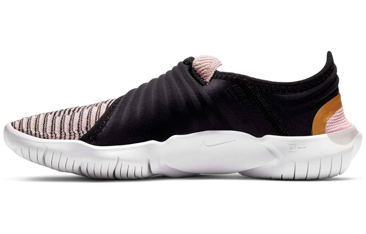 Nike Free Rn Flyknit 3.0 For Black/Golden Women's