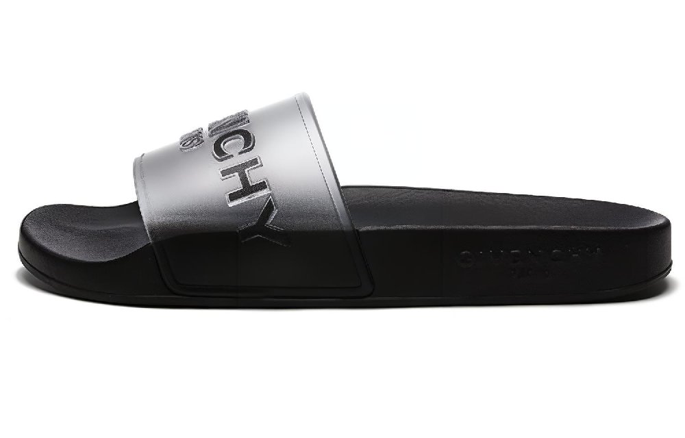 Givenchy Slides Sandals Transparent White Black