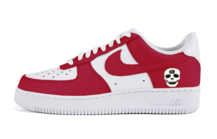 Nike Air Force 1 Air Force No. 1 Low-Top Skateboard Shoes Men's Rose Red