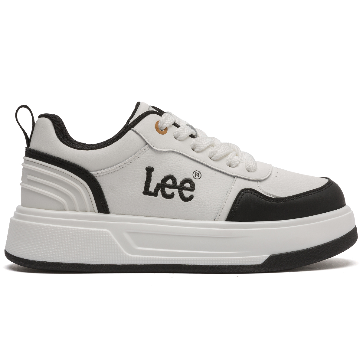 Lee White Sneakers Height Increasing Abrasion Resistant Low top Skateboard Shoes Men's