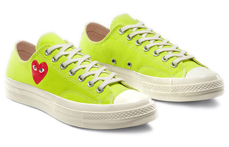 Chuck 70 Comme des Garçons Play x Chuck 70 Converse Low 'Bright Green' купить в интернет-магазине Yoocart с быстрой доставкой по России.