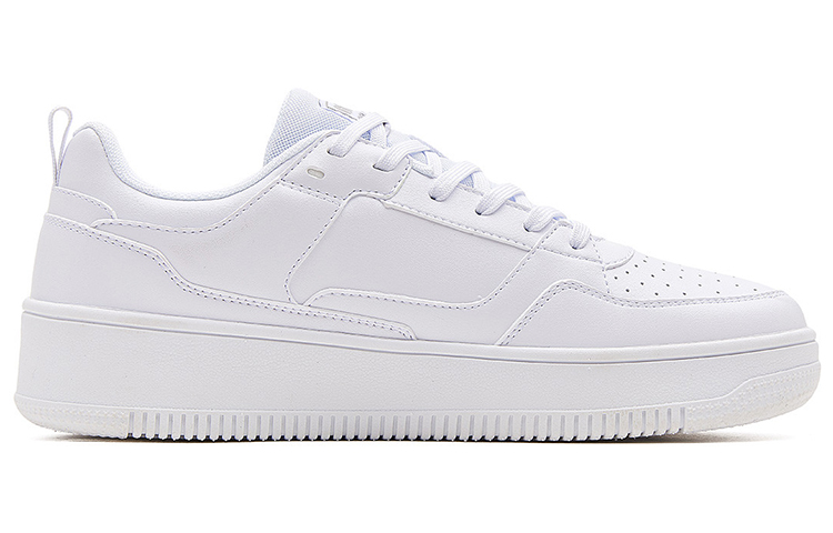 361° Air Force One Anti Slip Wear Resistant Low Top Skateboard Shoes White Gray