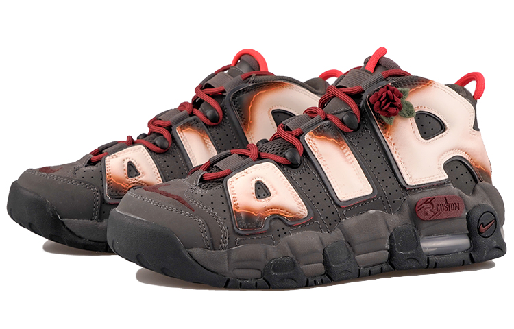 Nike Air More Uptempo RISK Ash Rose Mid-Top Vintage Basketball Shoes Women's Black Red купить в интернет-магазине Yoocart с быстрой доставкой по России.