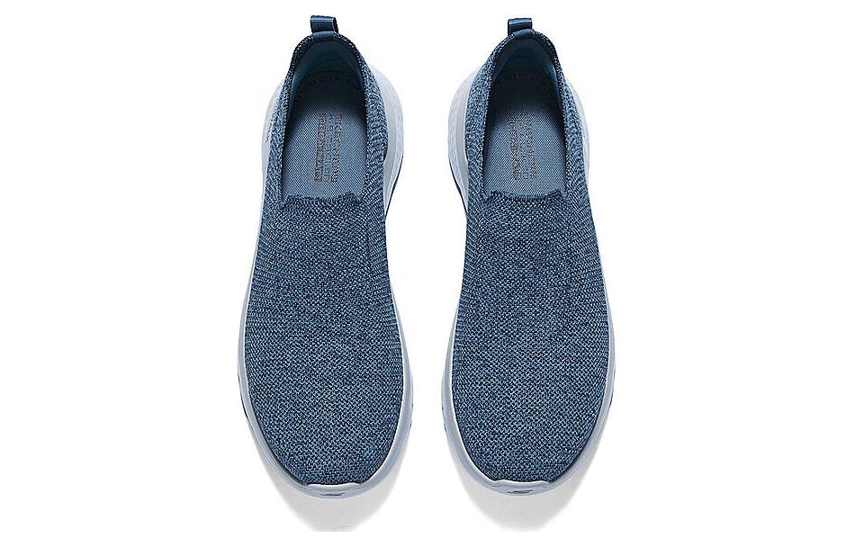 Skechers Cushioned Wear-Resistant Breathable Rebound Low-Top Casual Shoes Men's Blue купить в интернет-магазине Yoocart с быстрой доставкой по России.