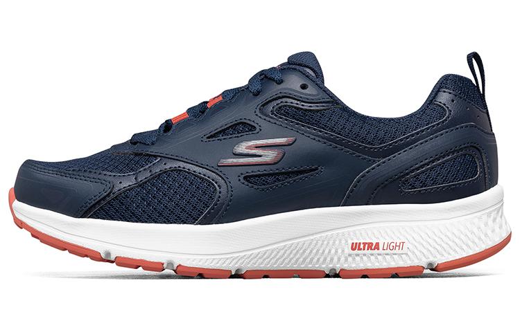 Skechers Go Run Consistent Anti-Slip Wear-Resistant Low-Top Running Shoes Women's Black Red