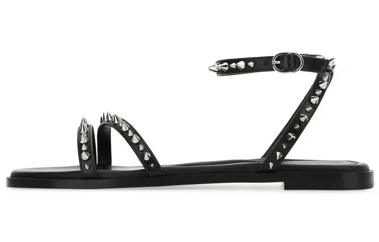 Alexander McQueen One Strap Sandals Women's Black