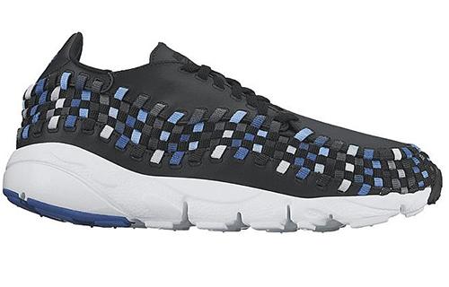 Nike Air Footscape Woven Nm Black/Blue Jay White купить в интернет-магазине Yoocart с быстрой доставкой по России.
