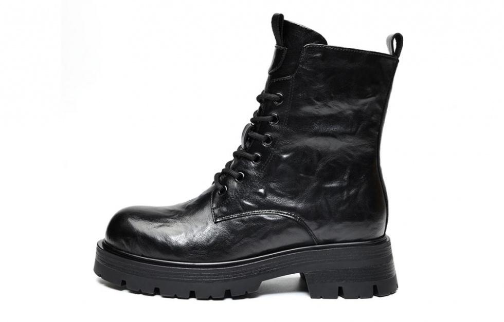 EBLAN Short Martin Boot Women's Black