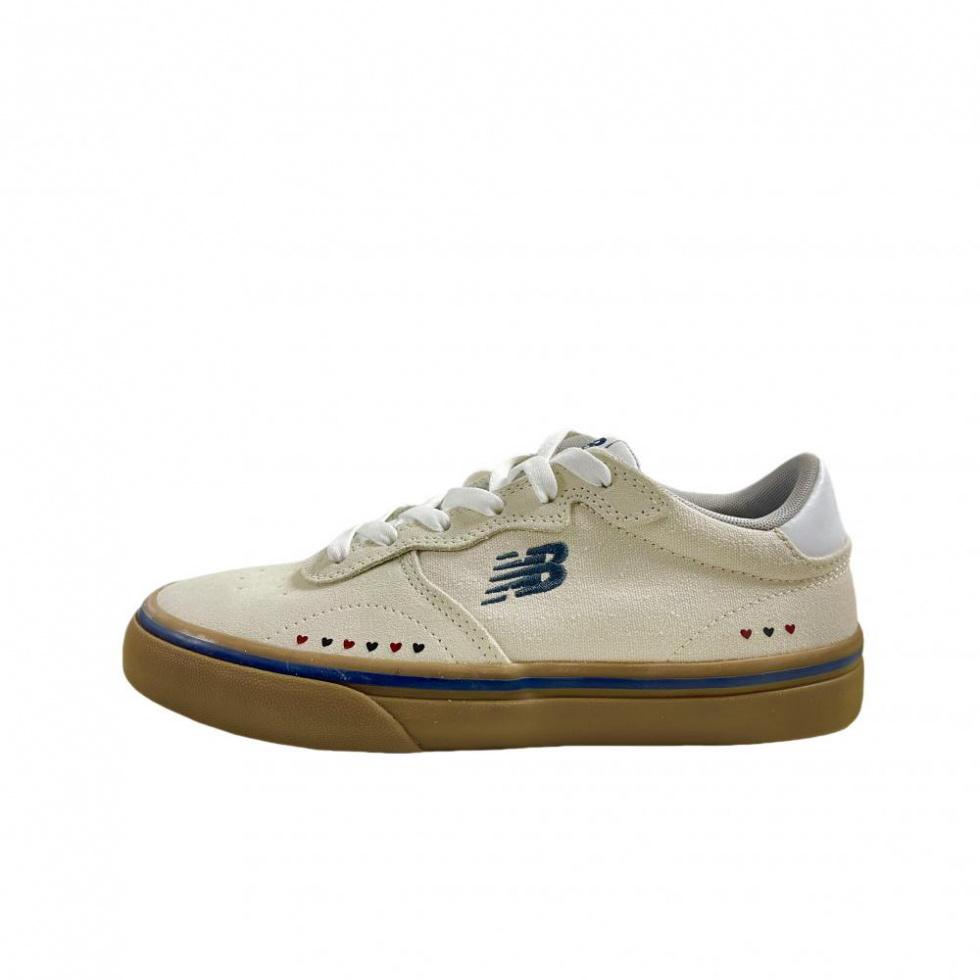 New Balance Skateboard Shoes Unisex Low-Top Beige White Brown