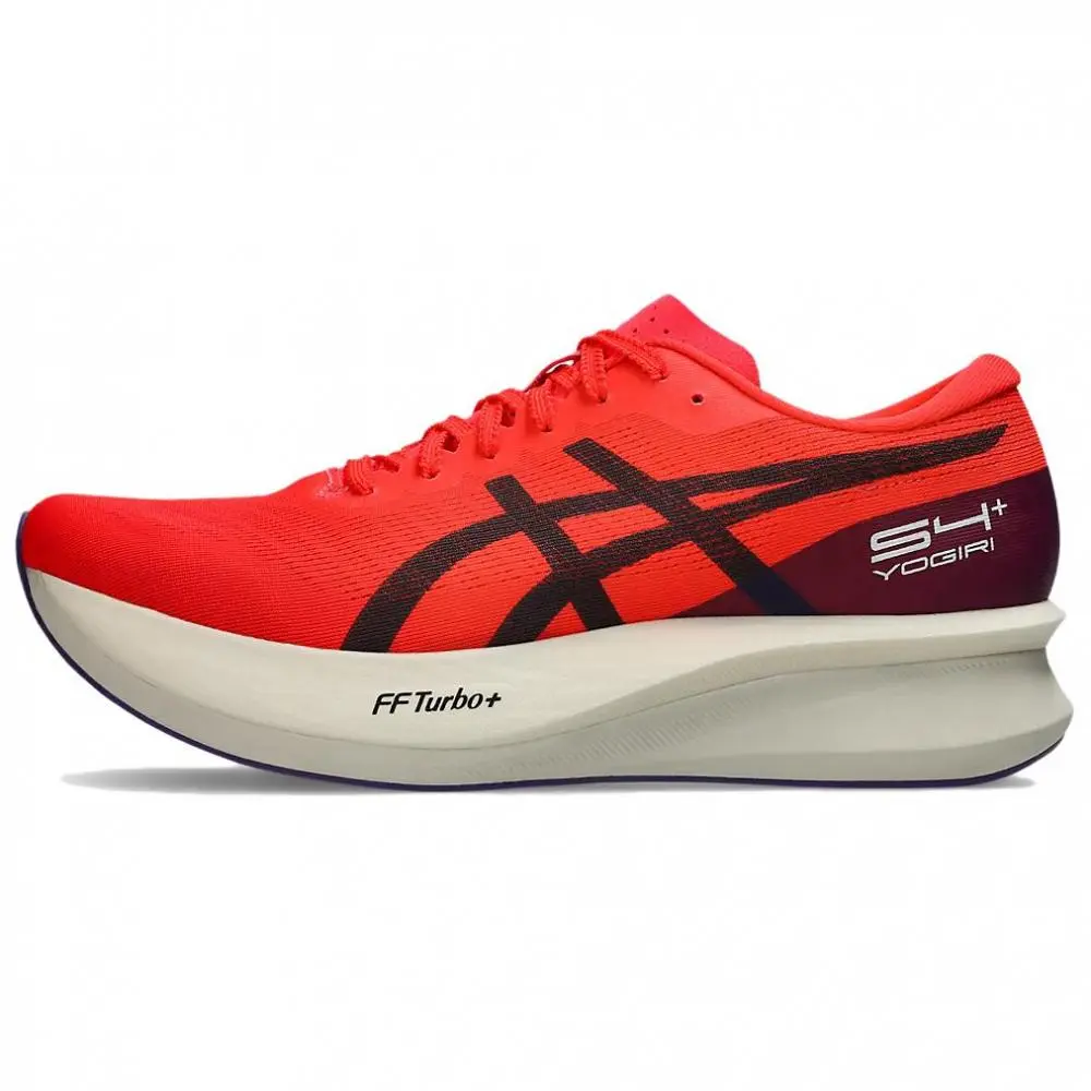 Asics S4+ Abrasion Resistant Low top Running Shoes Men's Shimmery Red