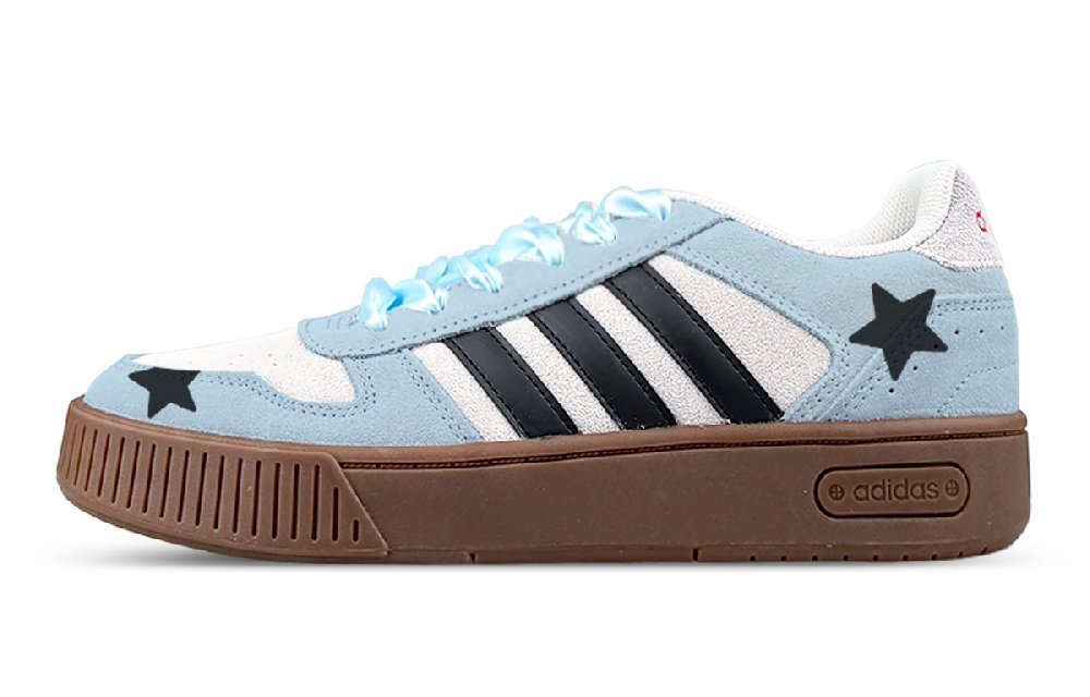 Adidas Neo D PAD Low Top Skateboard Shoes Unisex Blue White Black