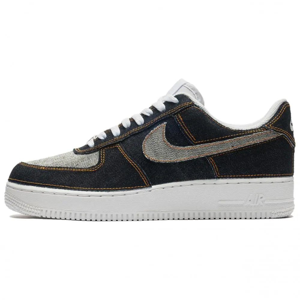 Nike Air Force 1 Low top Skateboard Shoes Men's Navy Blue