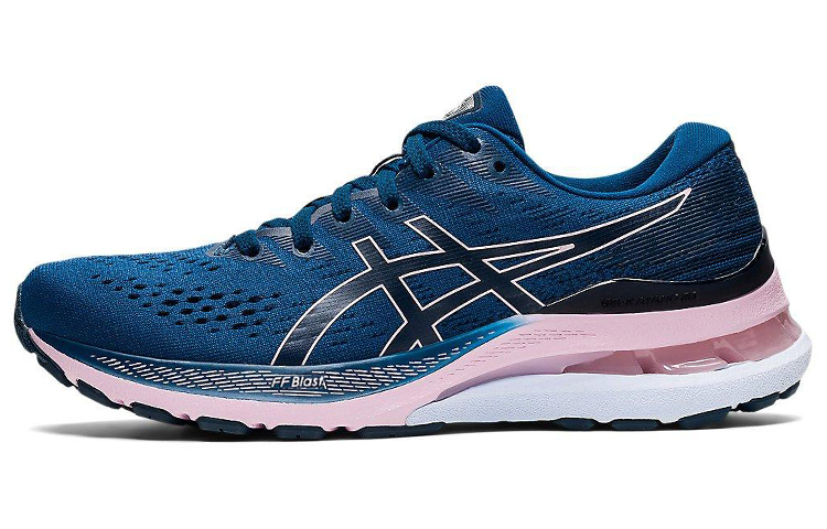 Asics Gel Kayano 28 Wide 'Mako Blue Barely Rose' Women's