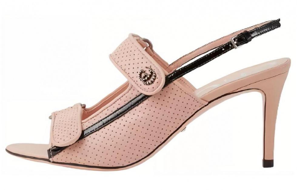 GUCCI One-Strap Sandals 7.5cm Women's Light Pink