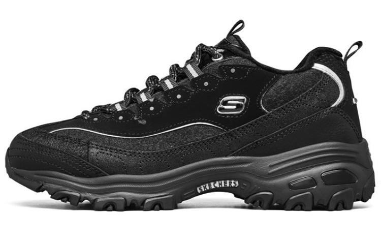 Skechers D'lites Black White Women's