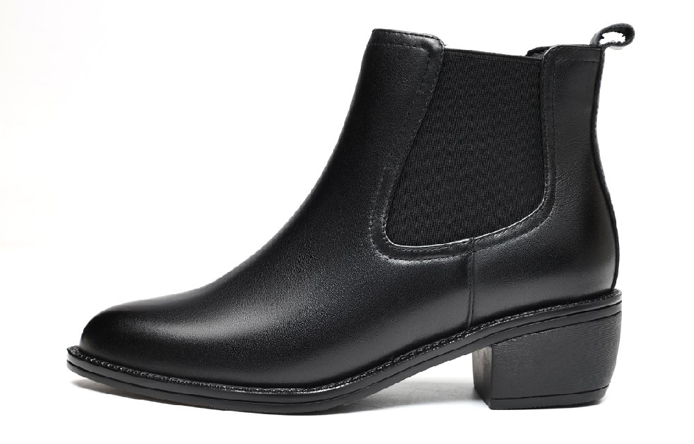 EBLAN Short Chelsea Boots Women's Black
