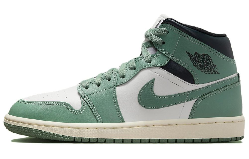 Jordan Air Jordan 1 Винтажные баскетбольные кроссовки MID Top Green Женские
