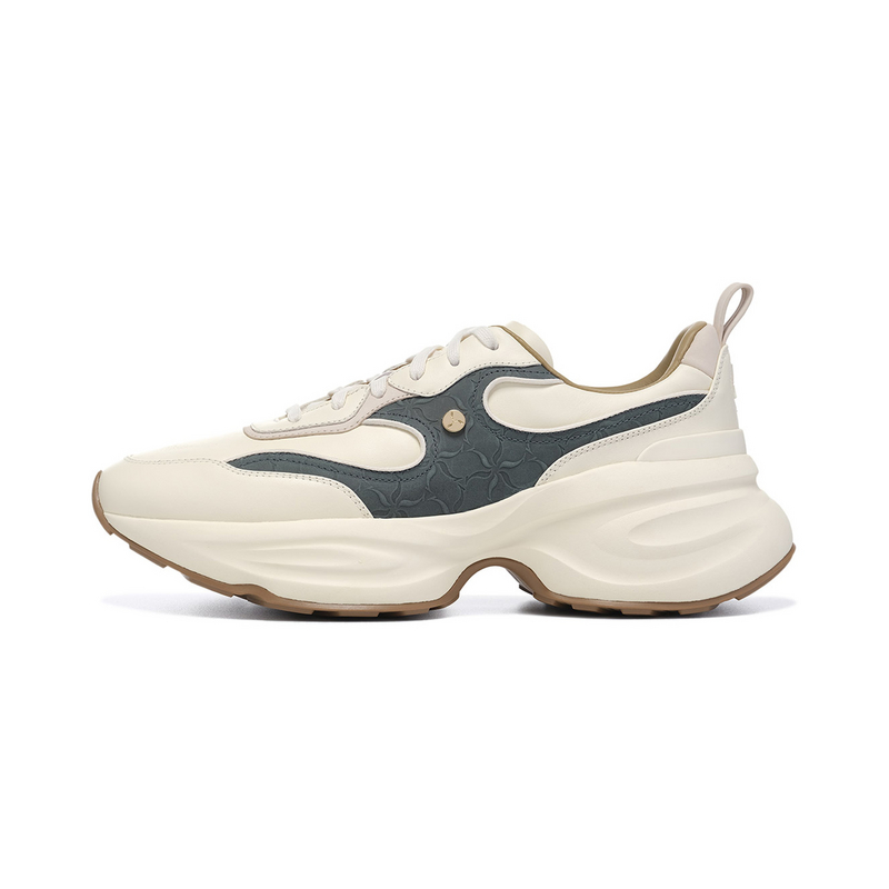 LI NING 1990 Casual Shoes Men's Light Ancient Yellow Snail Dark Cyan