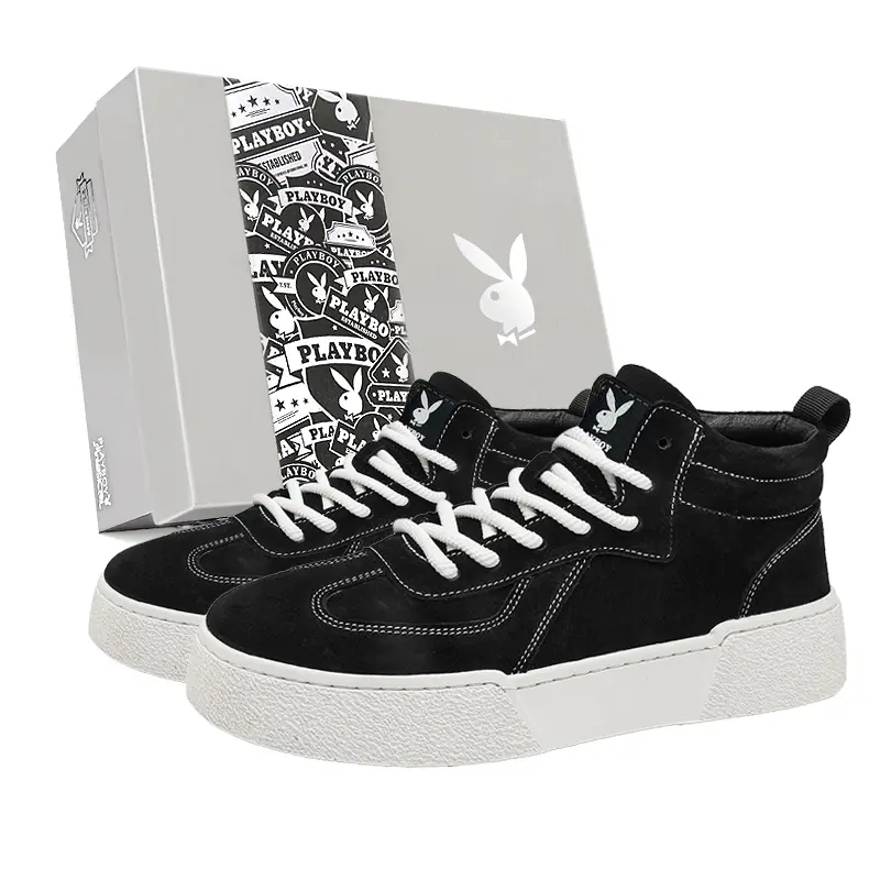 Playboy Mid Top Skateboard Shoes Men's