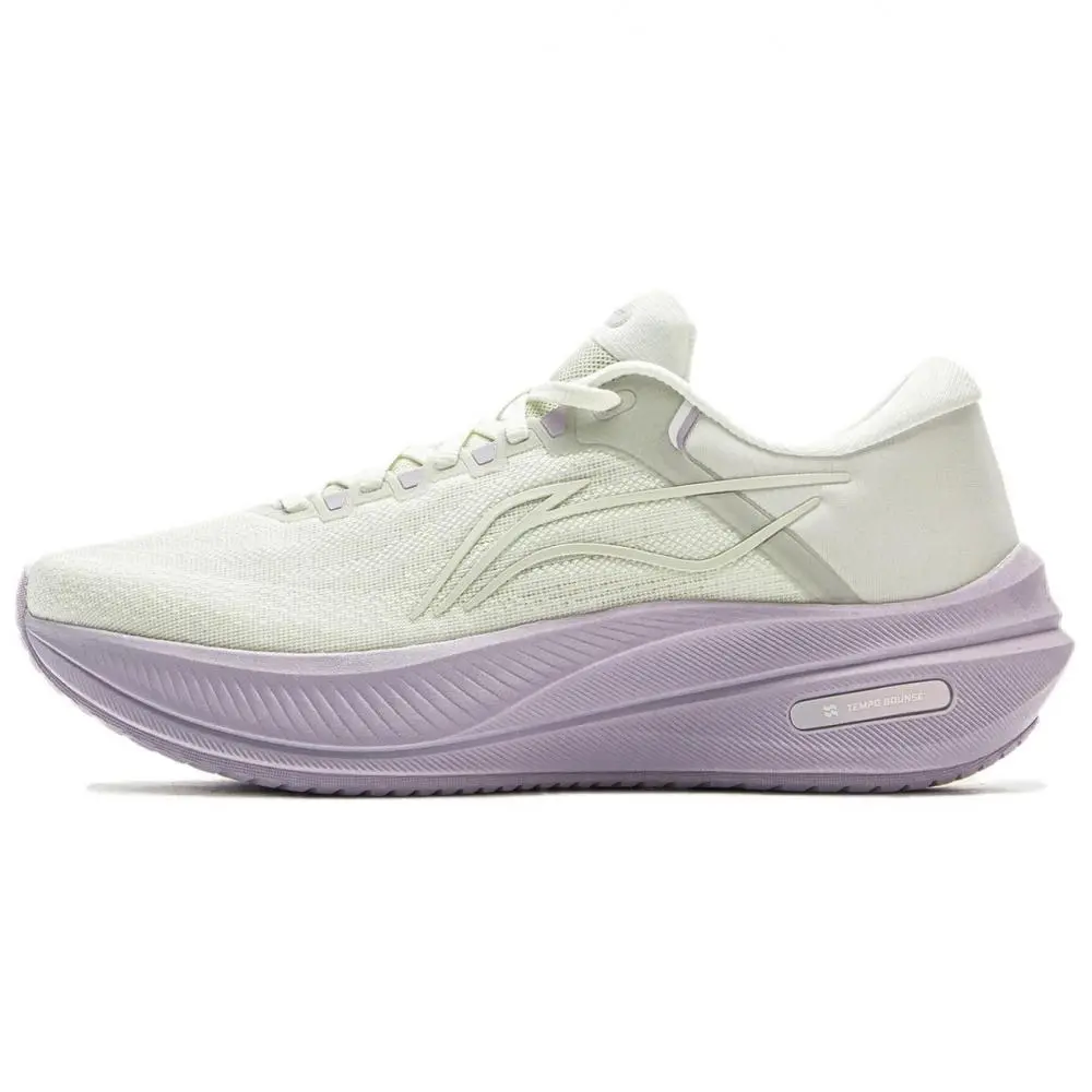 LiNing Yueying 5 Cushioning, Wear Resistant Low top Casual Running Shoes Women's White Purple