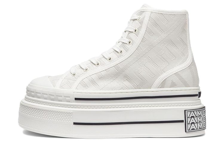 FENDI By Marc Jacobs Domino High Tops White Canvas