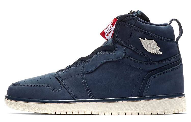 Jordan 1 High Zip Navy Women's