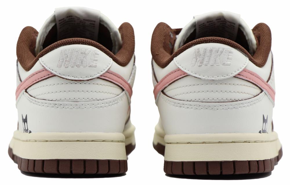 Nike Dunk Low Low-Top Skateboard Shoes Women's Pink Brown White купить в интернет-магазине Yoocart с быстрой доставкой по России.