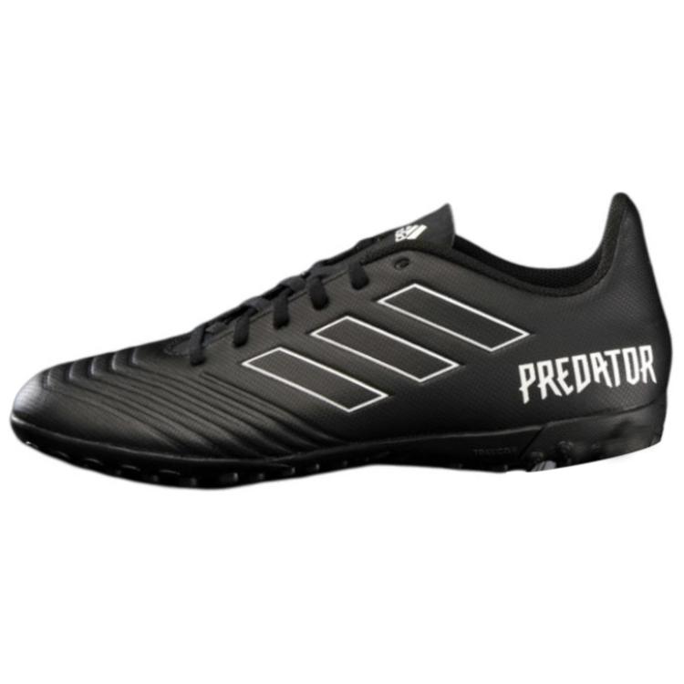 Adidas Predator Tango 18.4 TF Rubber Broken Studs Artificial Ground Anti Slip Wear Resistant Soccer Shoes Men's Black