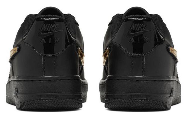 Nike Air Force 1 LV8 3 'Removable Swoosh - Black' GS