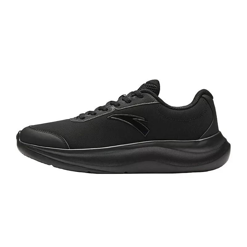Anta Cushioning, Abrasion Resistant, And Waterproof Low top Casual Running Shoes Women's Black