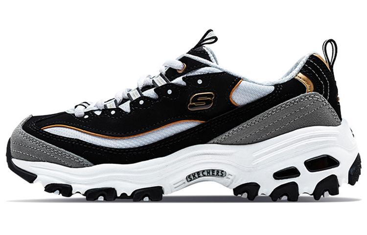 Skechers D'Lites Running Shoes Black/White Women's