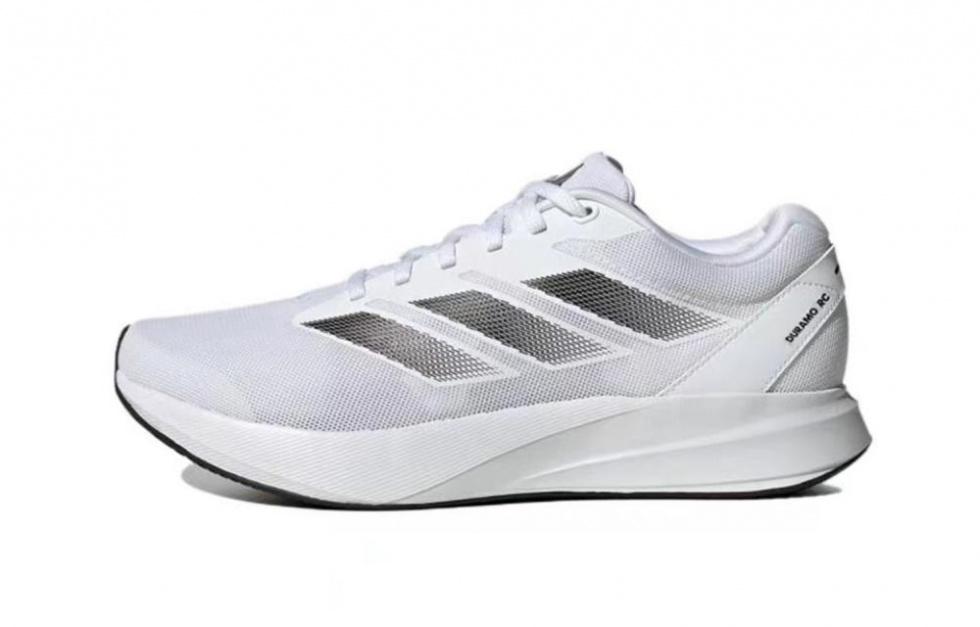 Adidas Duramo RC Anti-Slip And Wear-Resistant Breathable Low-Top Running Shoes Unisex White Black