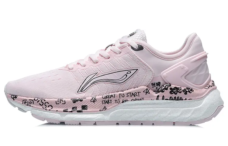 LiNing Furious Rider 5.0 Cushioning, Wear Resistant Low top Casual Shoes Women's Primrose Pink