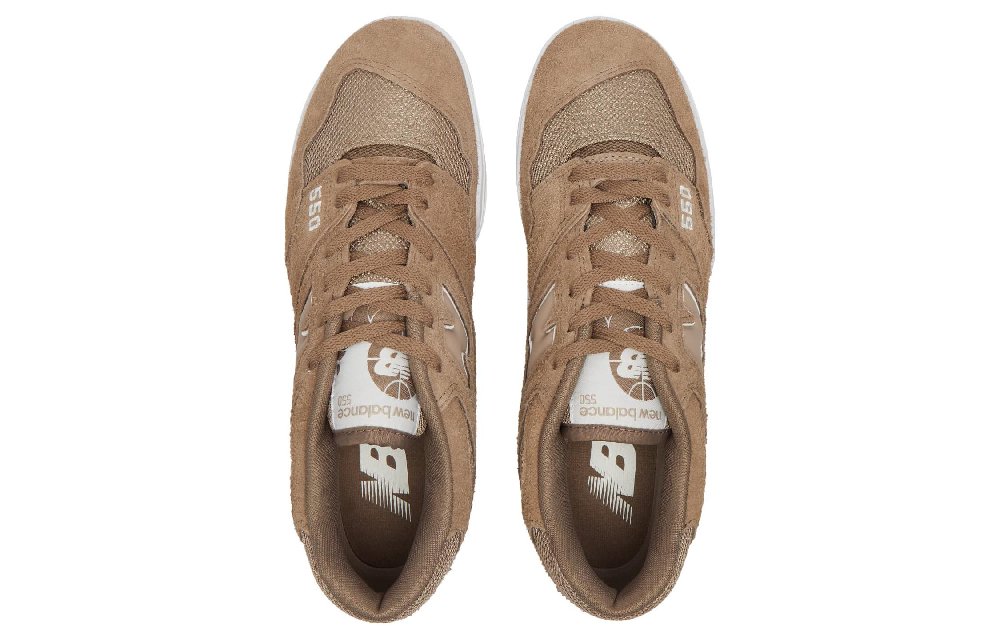 New Balance 550 Suede Mushroom