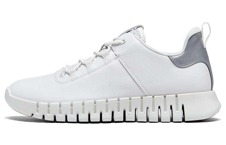 Ecco Smart Series Lively Collection Low-Top Sports Casual Shoes Men's White